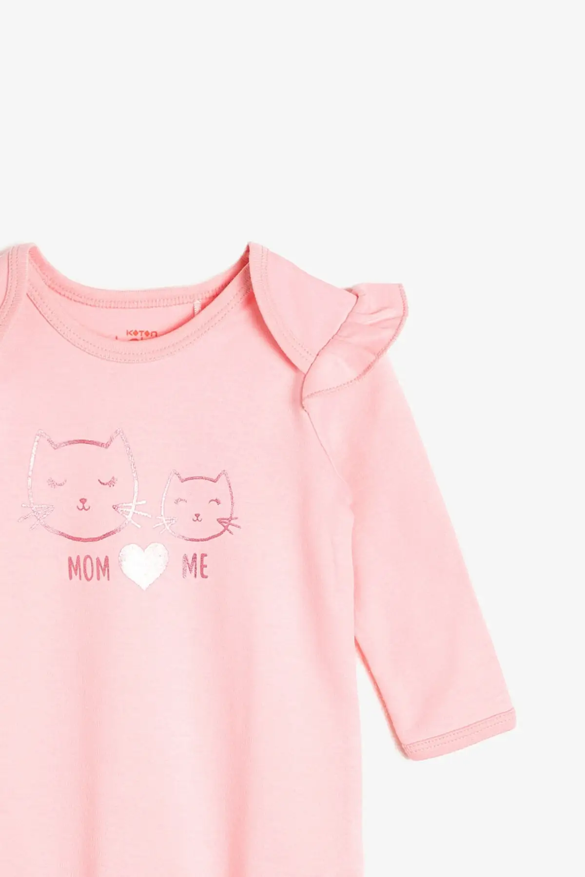 Koton детский розовый костюм с рисунком комбинезон для детей| |