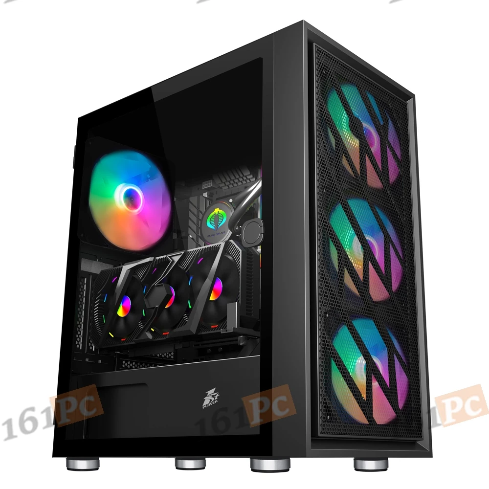 Game PC case корпус для компьютера pc gamer 1STPLAYER AR 7 вентилятором подсветкой RGB|Корпуса