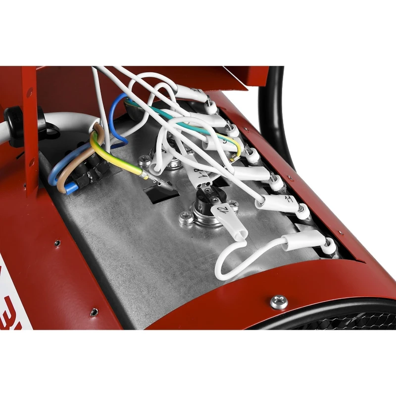 Пушка тепловая КОМПАКТ ЗУБР ЗТП-М1-5000 круглая электрическая гладкий нерж ТЭН