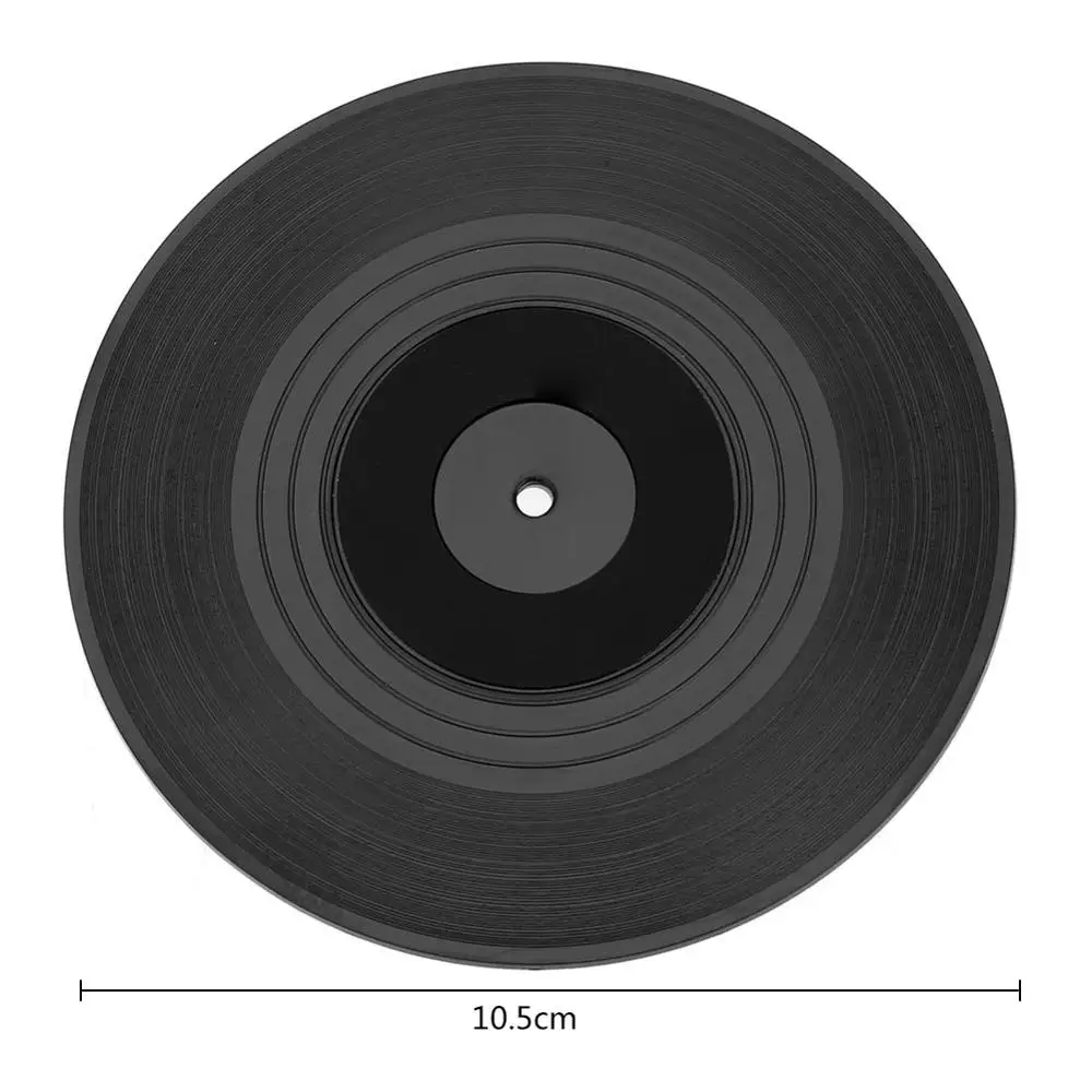 6 шт./компл. круглые противоскользящие термостойкие винтажные CD виниловые записи