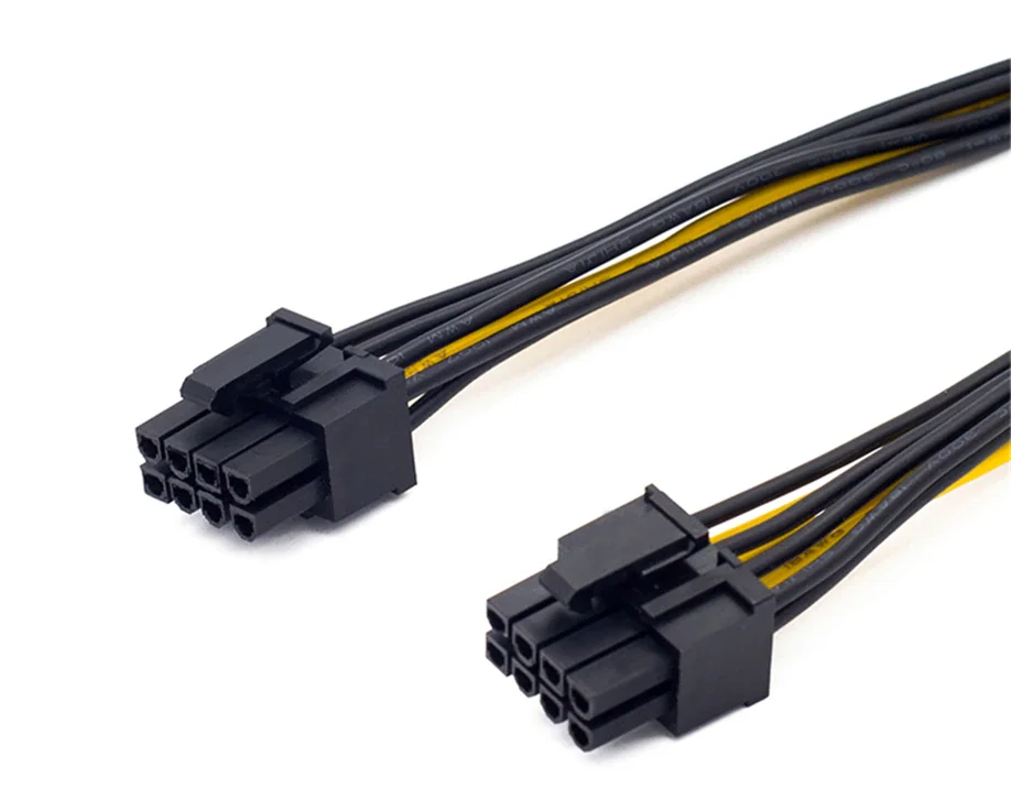 Силовой кабель для графической карты 6 pin/8 pin разъем Мама-Папа PCI-E PCI Express 8 (6+2pin)