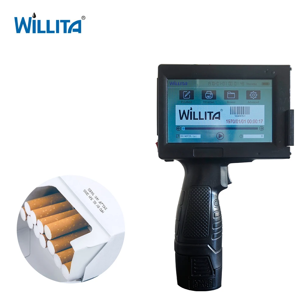 Автоматическая печатная машина с кодом даты ручной струйный принтер портативный