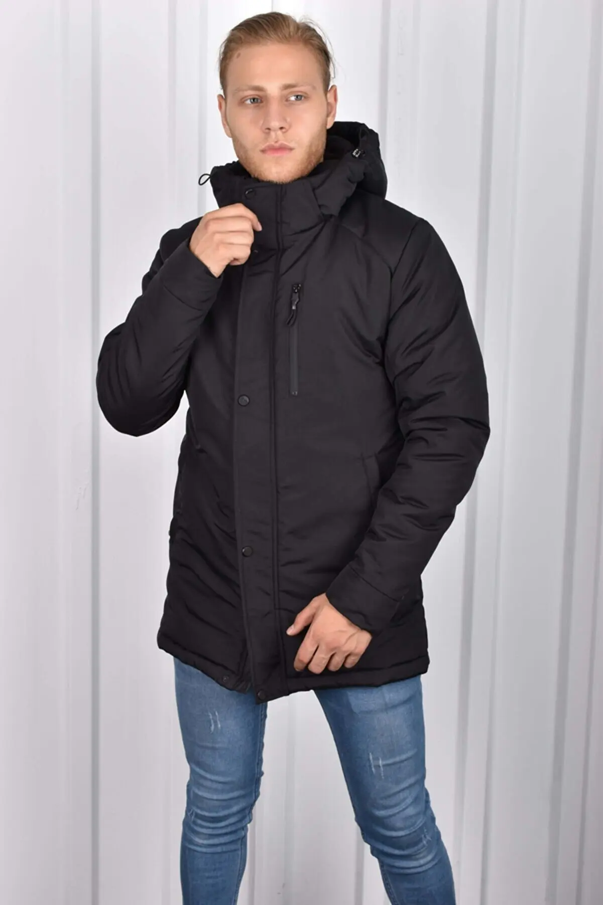 

High Quality River Club Men's Inner Lined Waterproof Hooded Raincoat with Pocket - Windbreaker Jacket Y-10