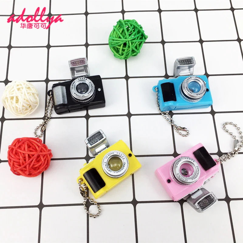 

Fashion Doll Accessories Mini Camera Model Toy With LED Light Cameras Pendant For BJD SD DD Dolls Toys Accessories Toys For Kids