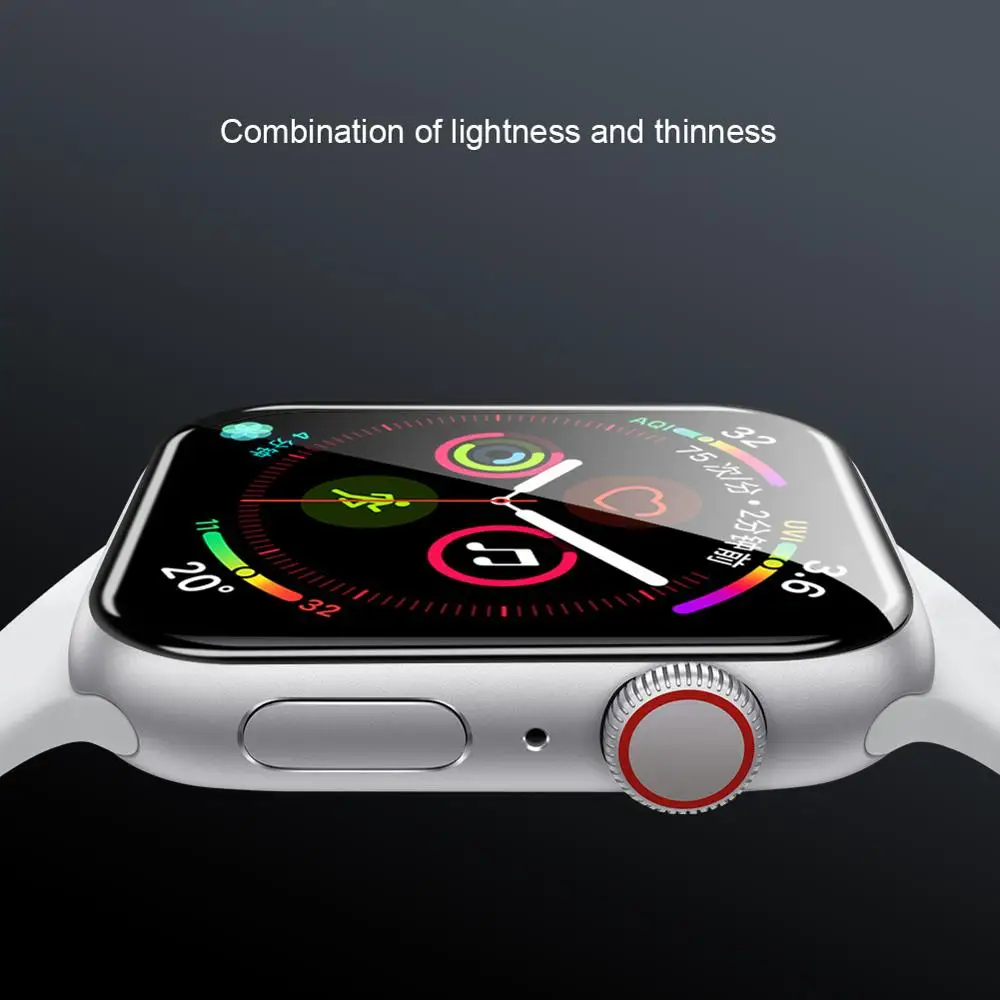Стекло Nillkin для Apple iWatch 4 3 2 1 3D AW + Полное покрытие HD закаленное стекло Защита экрана