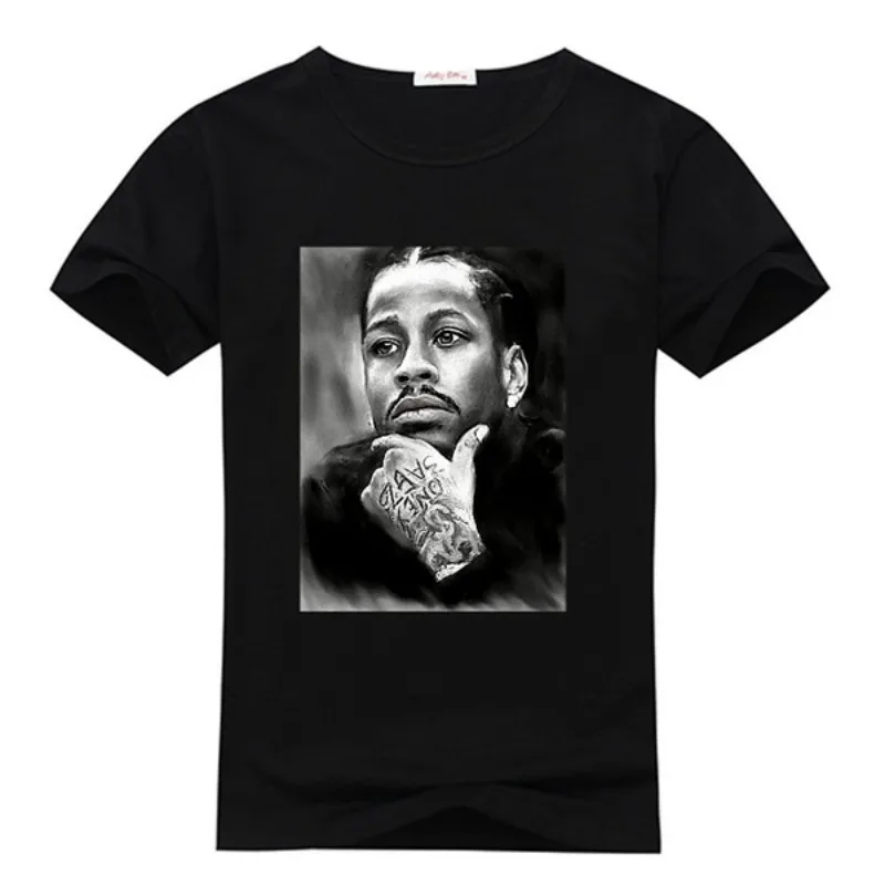 

Hot Sale Fashion Men's T-Shirt men Summer T-shirt Men's Allen Iveon T shirts