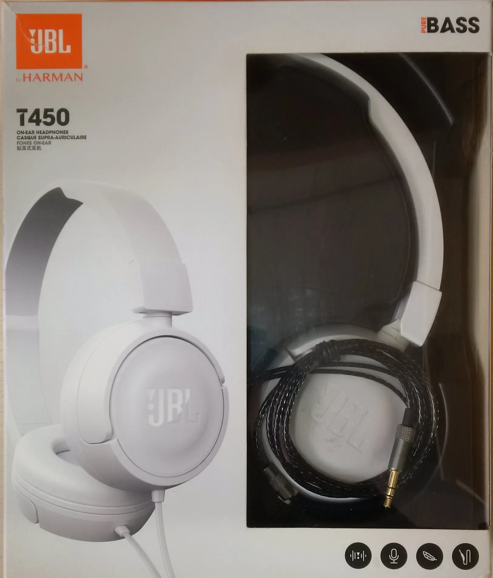 Наушники JBL T450 (JBL HeadPhones T 450) | Электроника