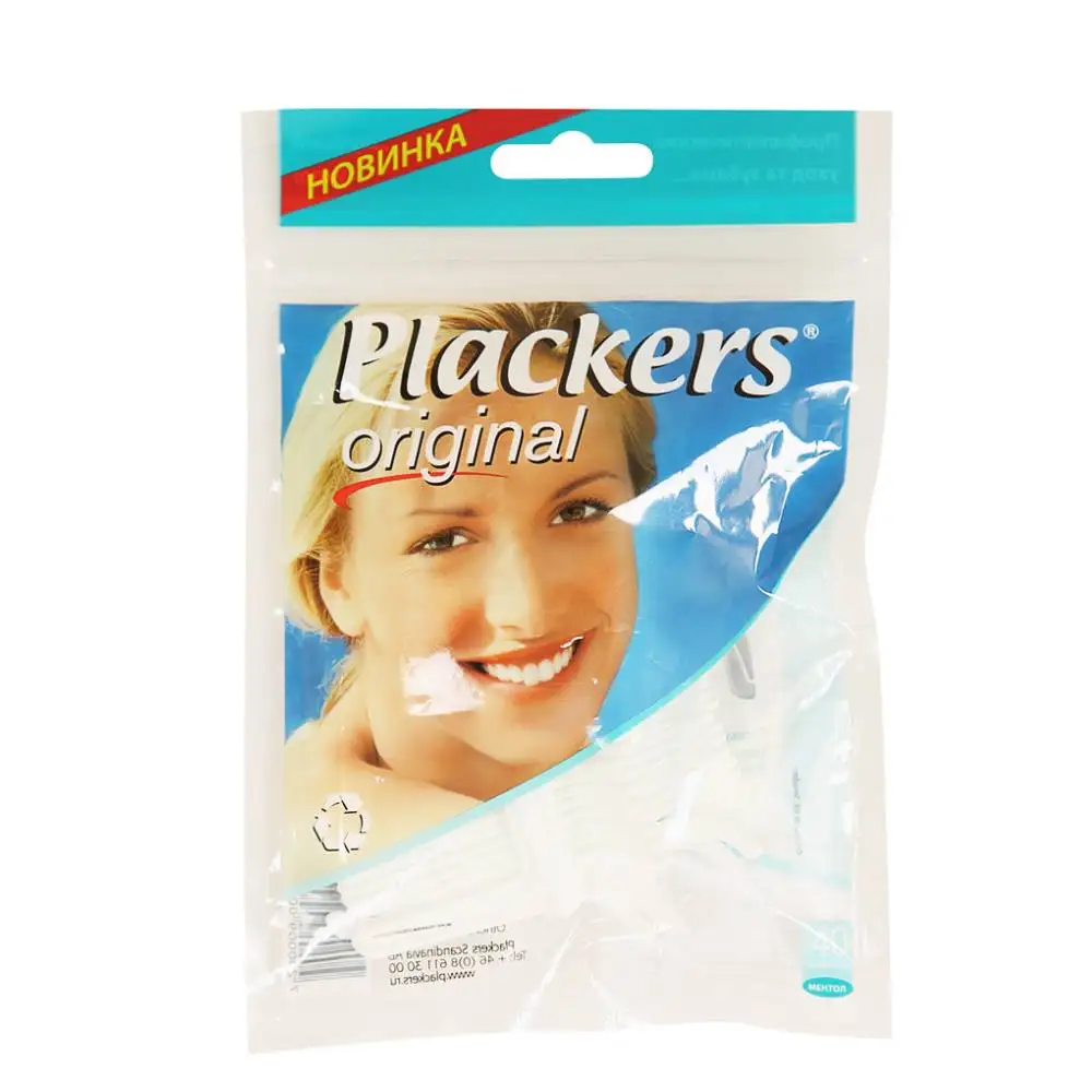 Plackers Original флосс-зубочистка 40 шт. | Красота и здоровье