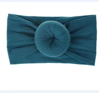 Повязка на голову с пончиками для маленьких девочек цельный тюрбан нейлоновые