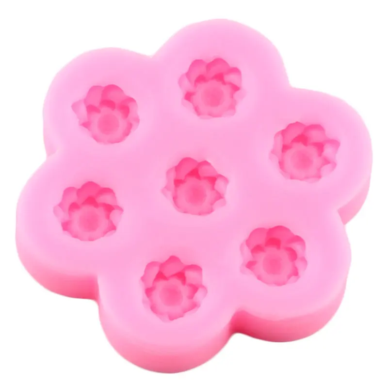 

Flower Silicone Mold Chocolate Fondant Moulds Resin Clay Candy Molds Cupcake Topper Cake Decorating Tools Kitchen Accessories