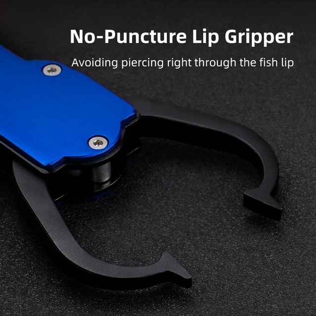Runcl Best Aluminum Alloy Fishing Pliers Grip Loading Capacity 30kg No-Puncture Lip Gripper With Tensile Strong 8
