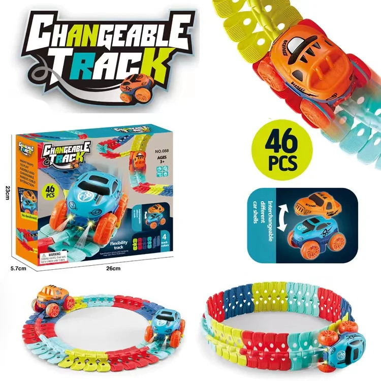 

Trailblazer Most Flexible Track Playset Christmas Gift for All Ages DIY Challenging Racecourse Endless Creative Stunts