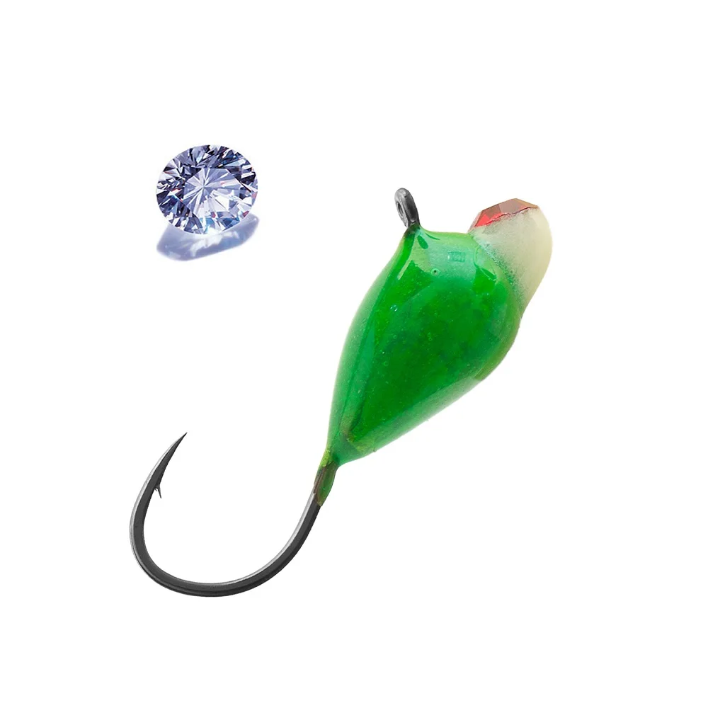 Мормышка вольфрамовая &quotКапля&quot с ушком обмазка камнем. Ленок хариус окунь