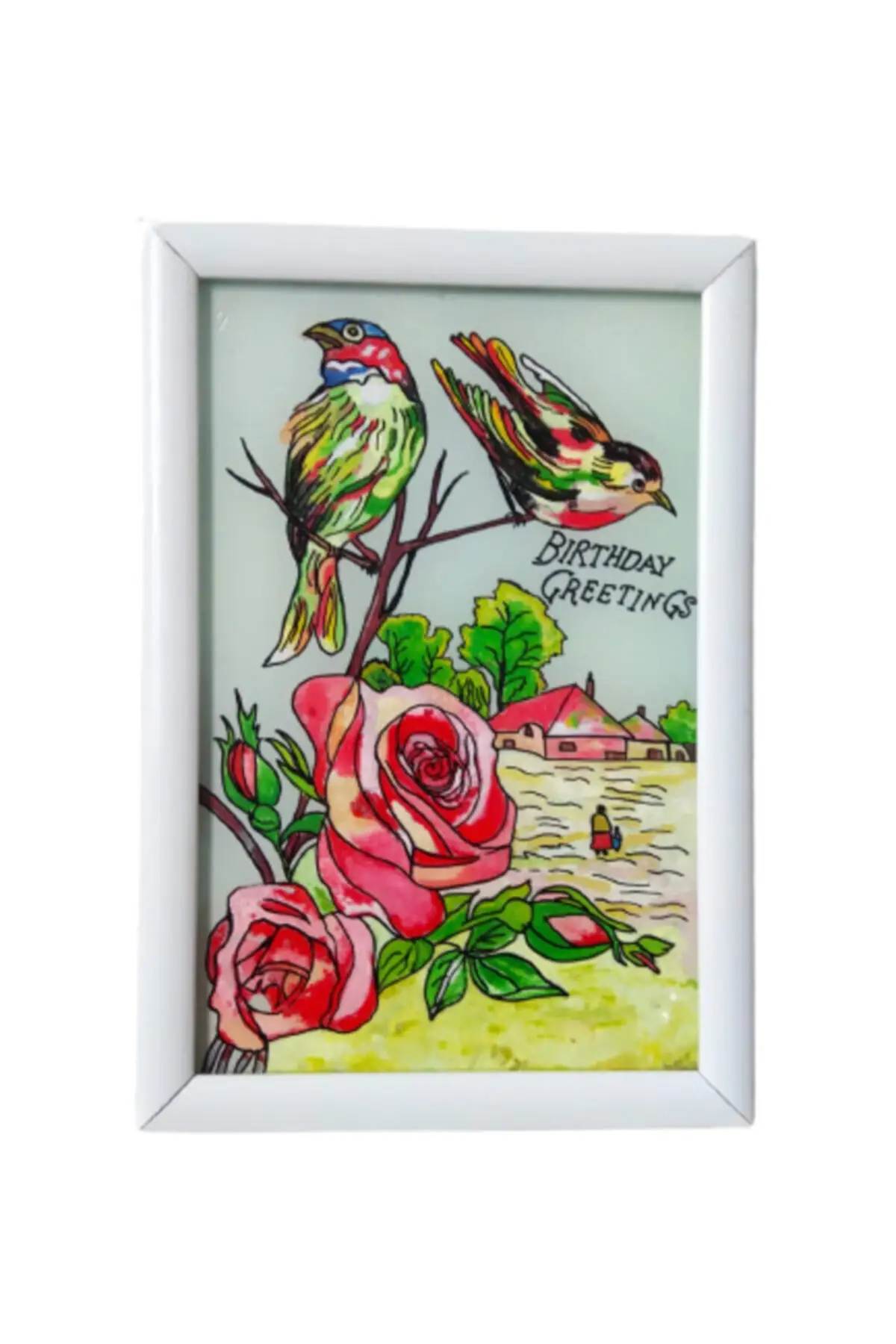 

Acrylic Paint With Glass Ardı Handmade Table
