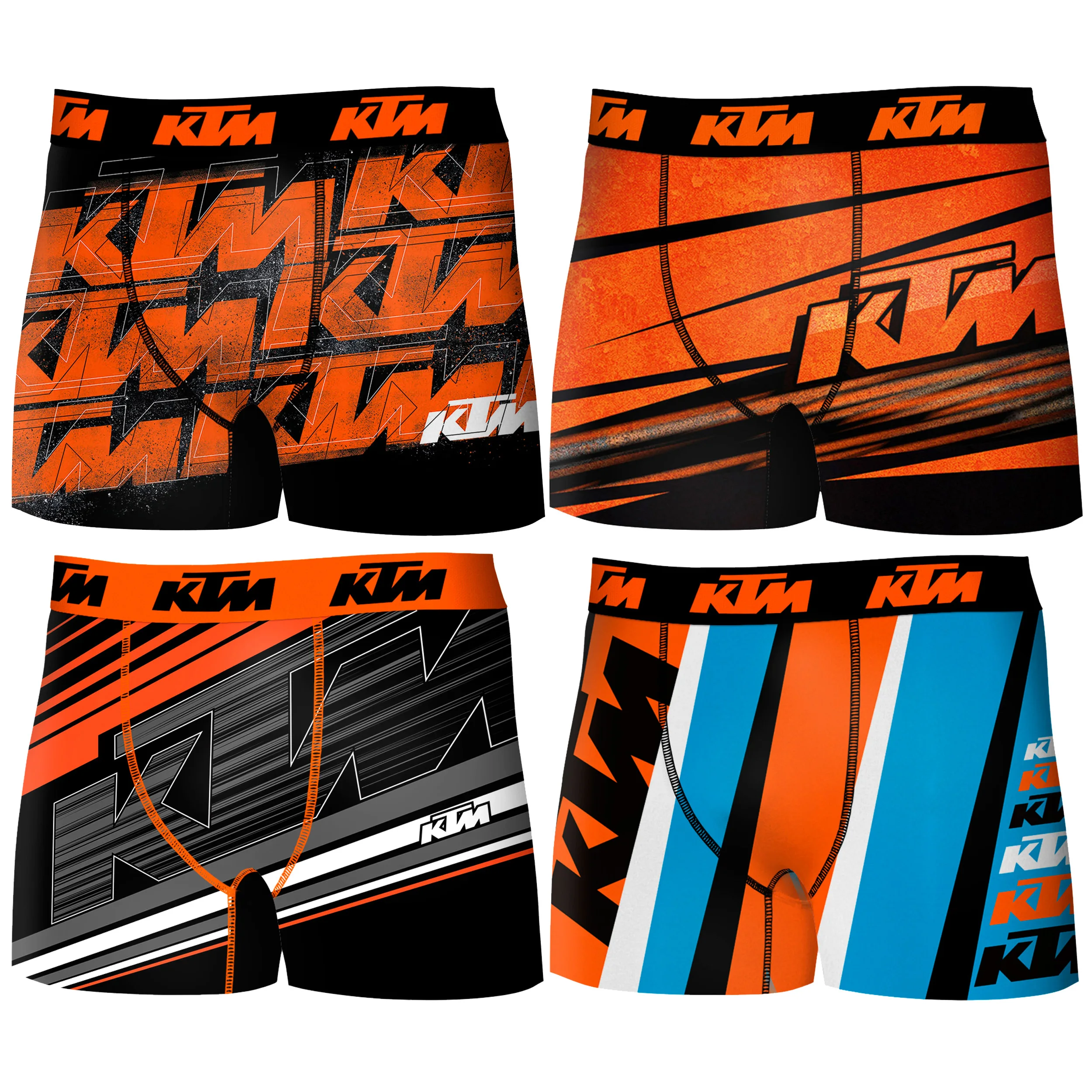 KTM Боксеры 4 шт различных цветов для мужчин|Мужские трусы боксеры| |