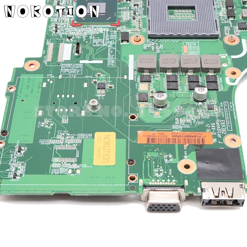 NOKOTION 646962-001 654129-001 основная плата для hp Probook 6560B 8560P материнская плата для ноутбука HM65 GMA HD DDR3