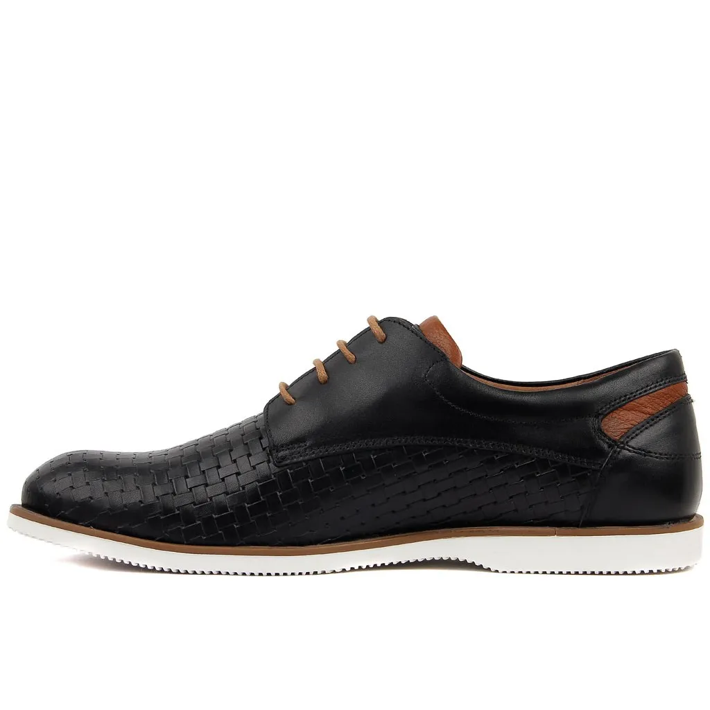 Sail Lakers-Genuine Leather Men's Classic Derby Shoes Brand Formal Business Oxford Men Dress Wedding Office zapatillas hombre deportiva mocassin