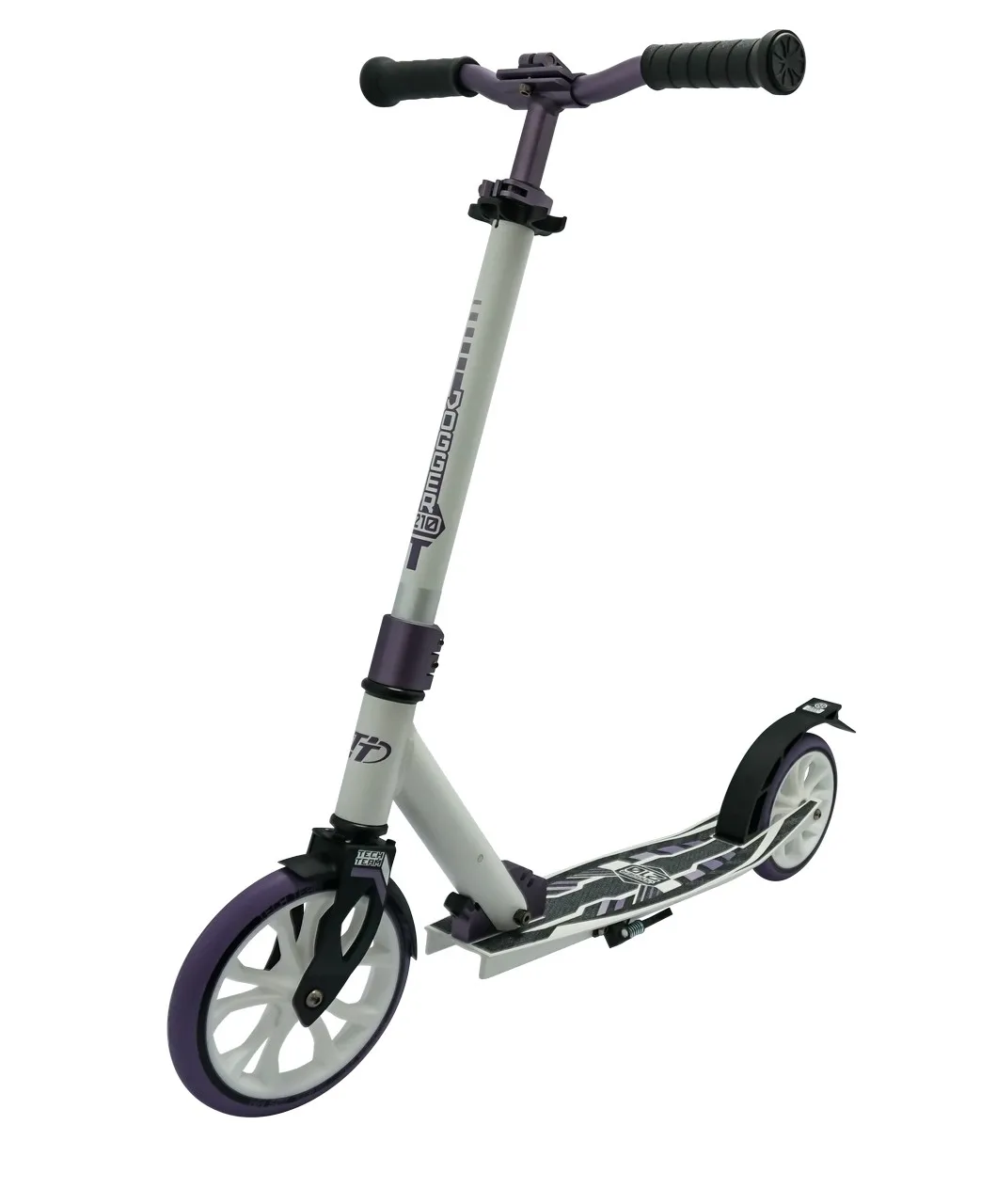 Самокат Tech Team Jogger 210 белый/фиолетовый (NN004134) |