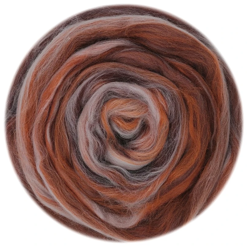 

Blended Roving 50g, Needle Felting Wool, Hand Dyed Wool Top, Merino Mixed Natural Wool Roving for Needle Felting Kits (19)