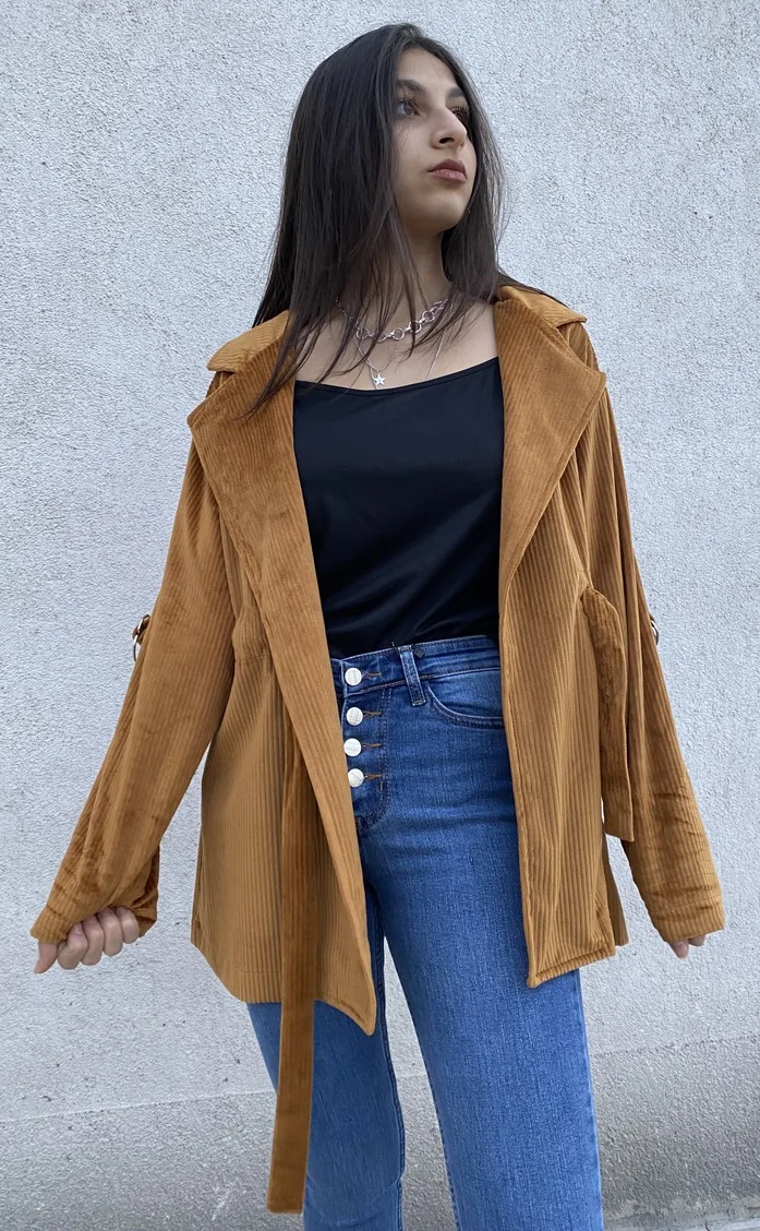 

Бархатная куртка E2Butik