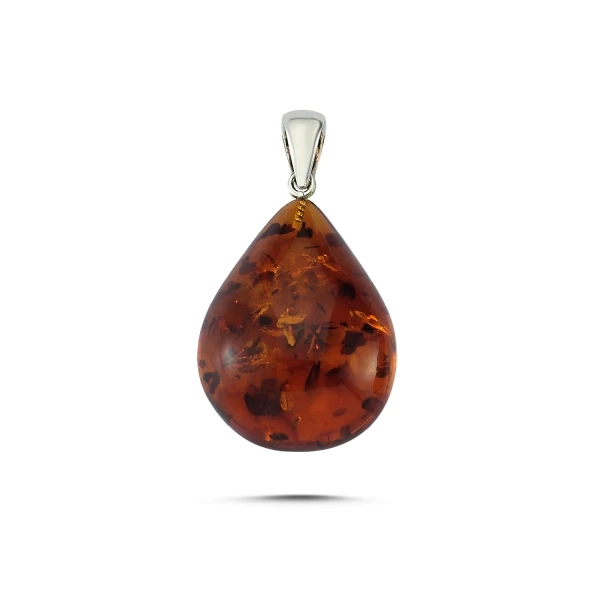 

Silver 925 Sterling Natural Baltic Amber Pendant