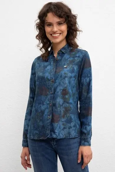 U.S. POLO ASSN. Blue Slim Shirt