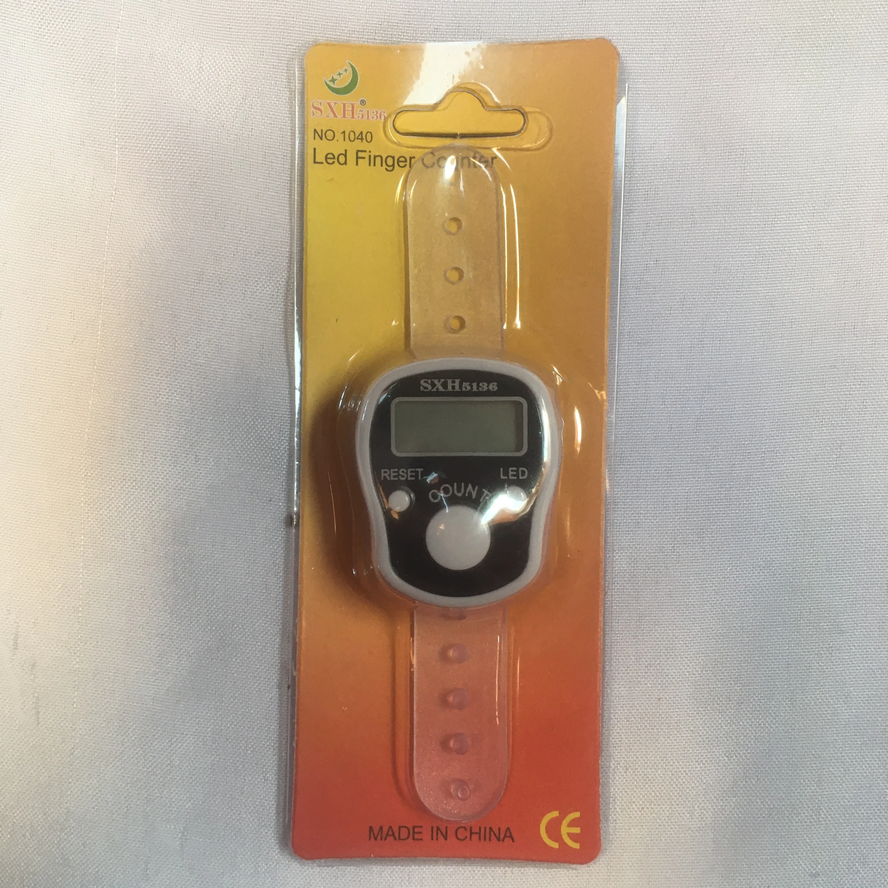 

2PCS Counter With Led Digital Display Muslim Pray Soccer Stitch Marker Buddha Finger Handheld Tally