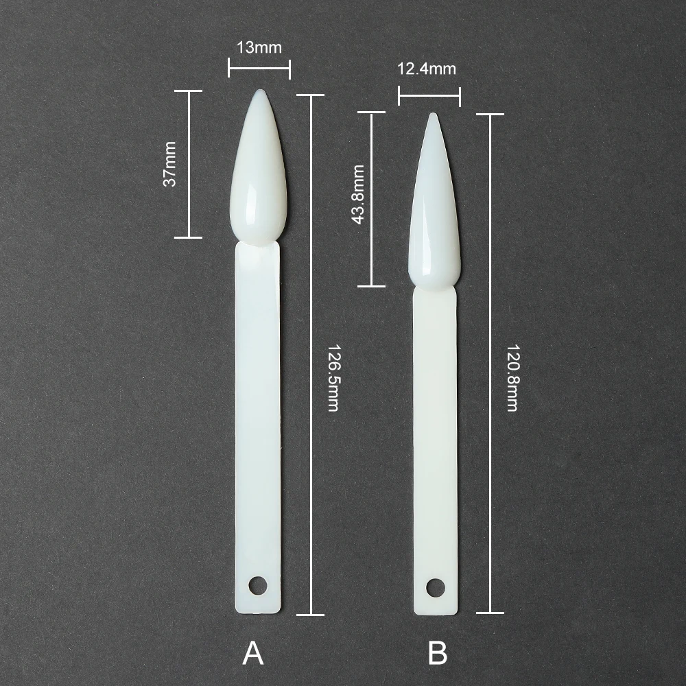 TP 1 комплект Цвет карты накладные ногти вентилятор прозрачный белый