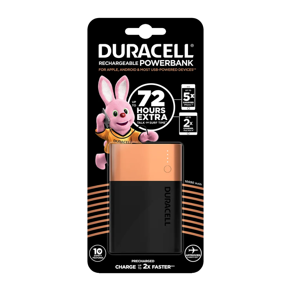 Duracell Портативное зарядное устройство 10050 mAh | Мобильные телефоны и аксессуары