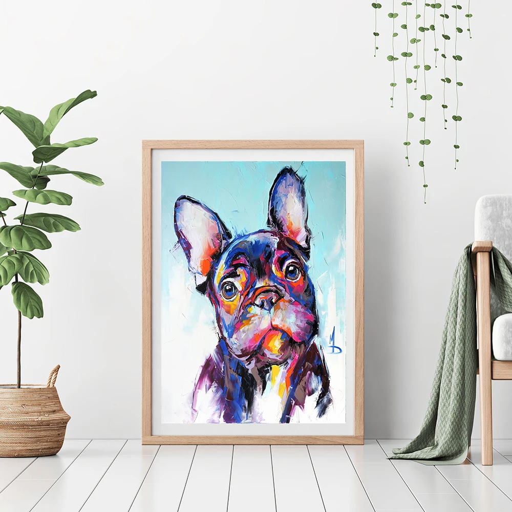 

Dog Painting Animal Toilet Wall Art Canvas Poster Prints Funny Dog Painting Wall Picture Home Bathroom Decor Dogs Lover Gift