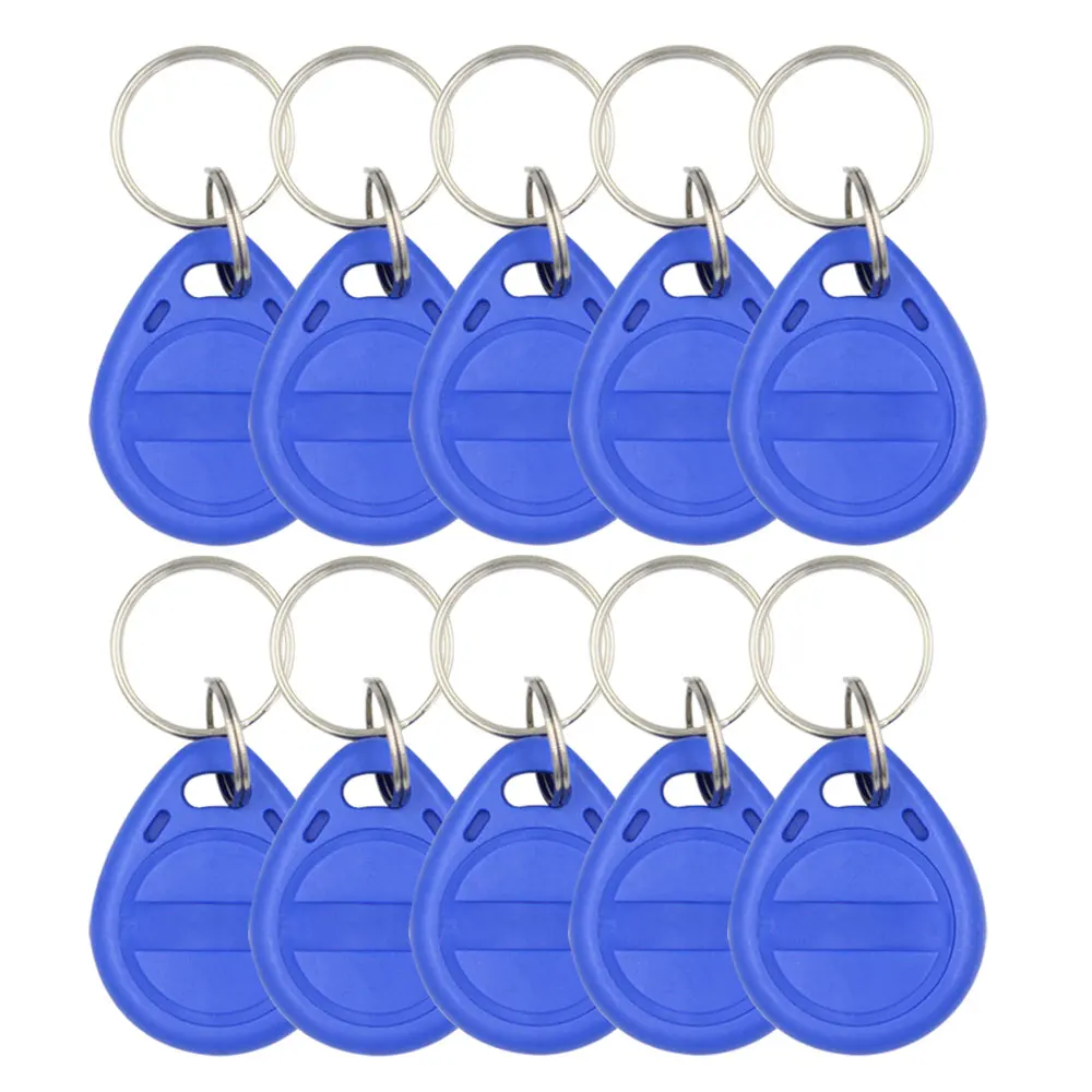 10 шт. EM5200/EM4305 T5577 пустая бирка для ключей RFID чип кольцо карты бирки брелок 125 кГц копия перезаписываемая записываемая дубликат микс-карта