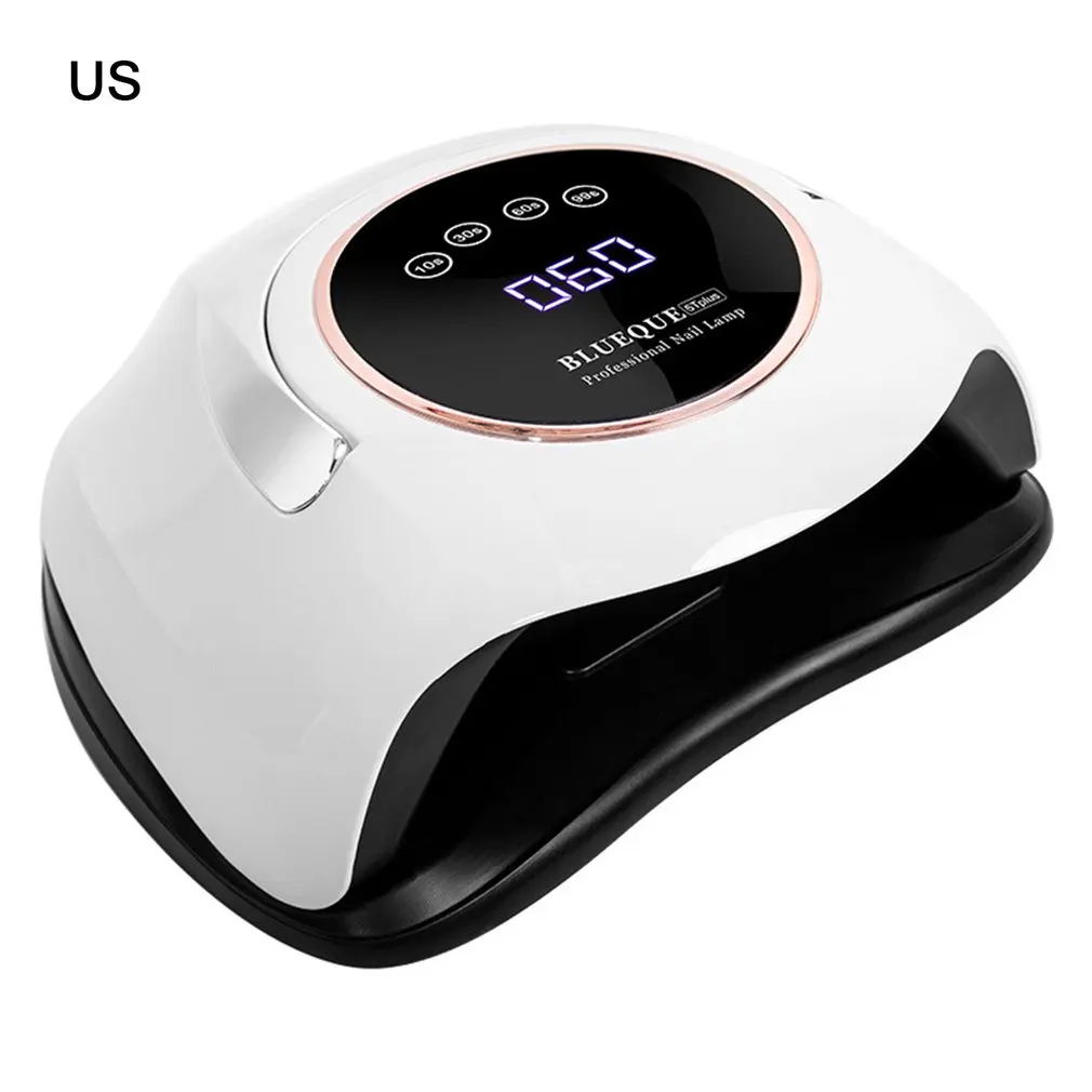 

180W UV Nail Dryer 60 LED Automatic Induction Ultraviolet Four Gears Timer 10s/30s/60s/99s Manicure Tool