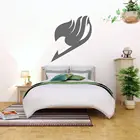 Сказочный хвост Дракон логотип стены искусства аниме наклейка дом спальня детская комната украшение съемный A001281