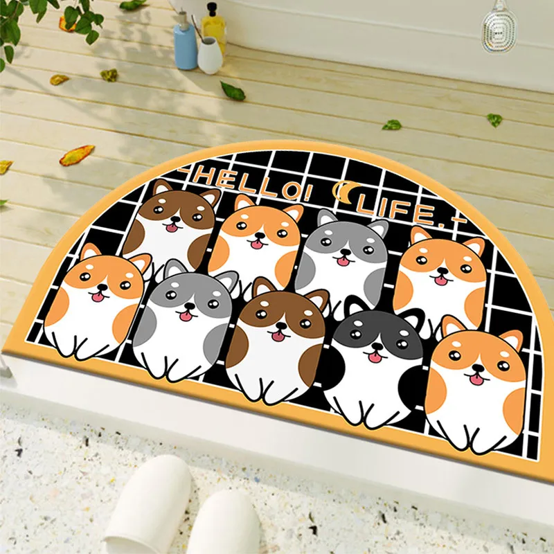 

Washable non-slip kitchen rug Household Carpet Door Cat carpet Mat Floor Mat Living Room Mats Modern Home Decor