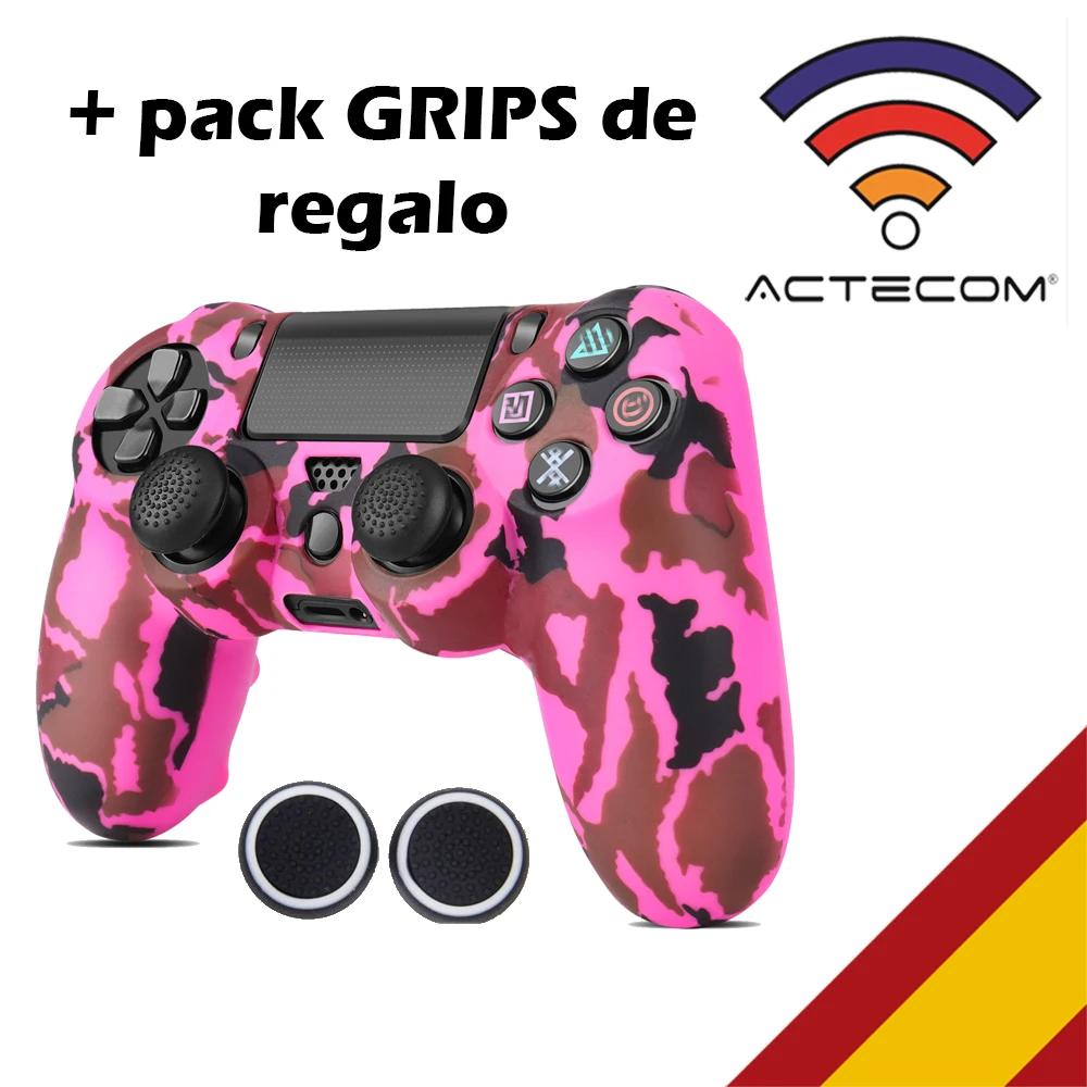 Силиконовый чехол ACTECOM для Sony PlayStation 4 PS4/Slim/Pro Dualshock4 гелевый Чехол PS4 +