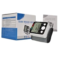 portable automatic sphygmomanometer lcd display digital medical wrist blood pressure monitor pulse heart rate monitor tonometer