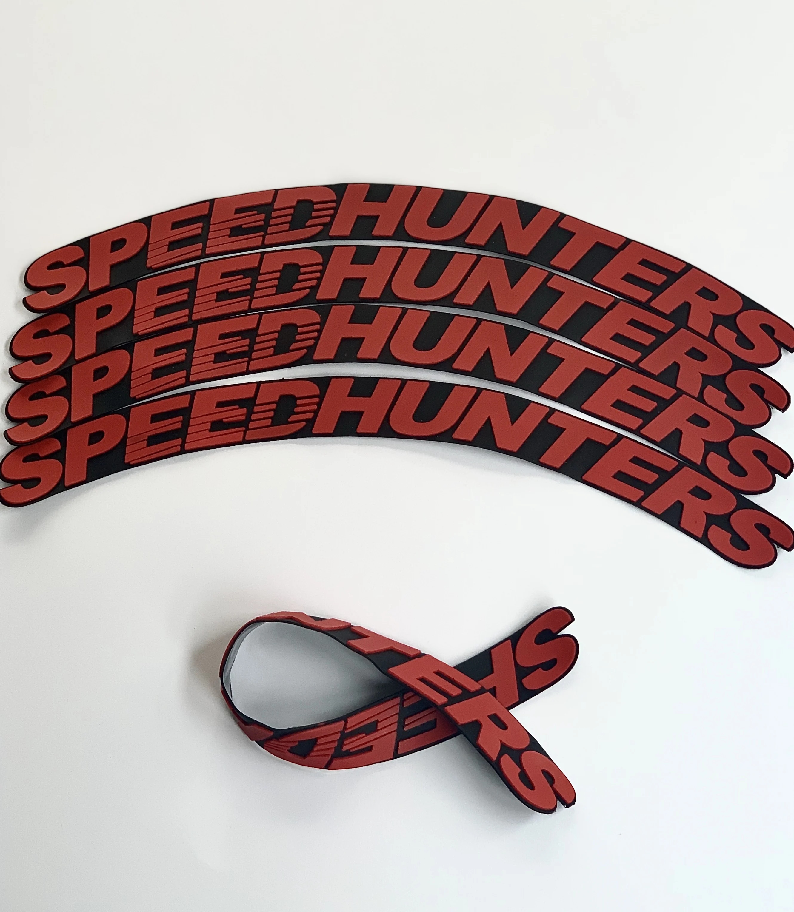 Speedhunter красные наклейки на шины колеса наклейка с надписью 3D подходит для шин от 14