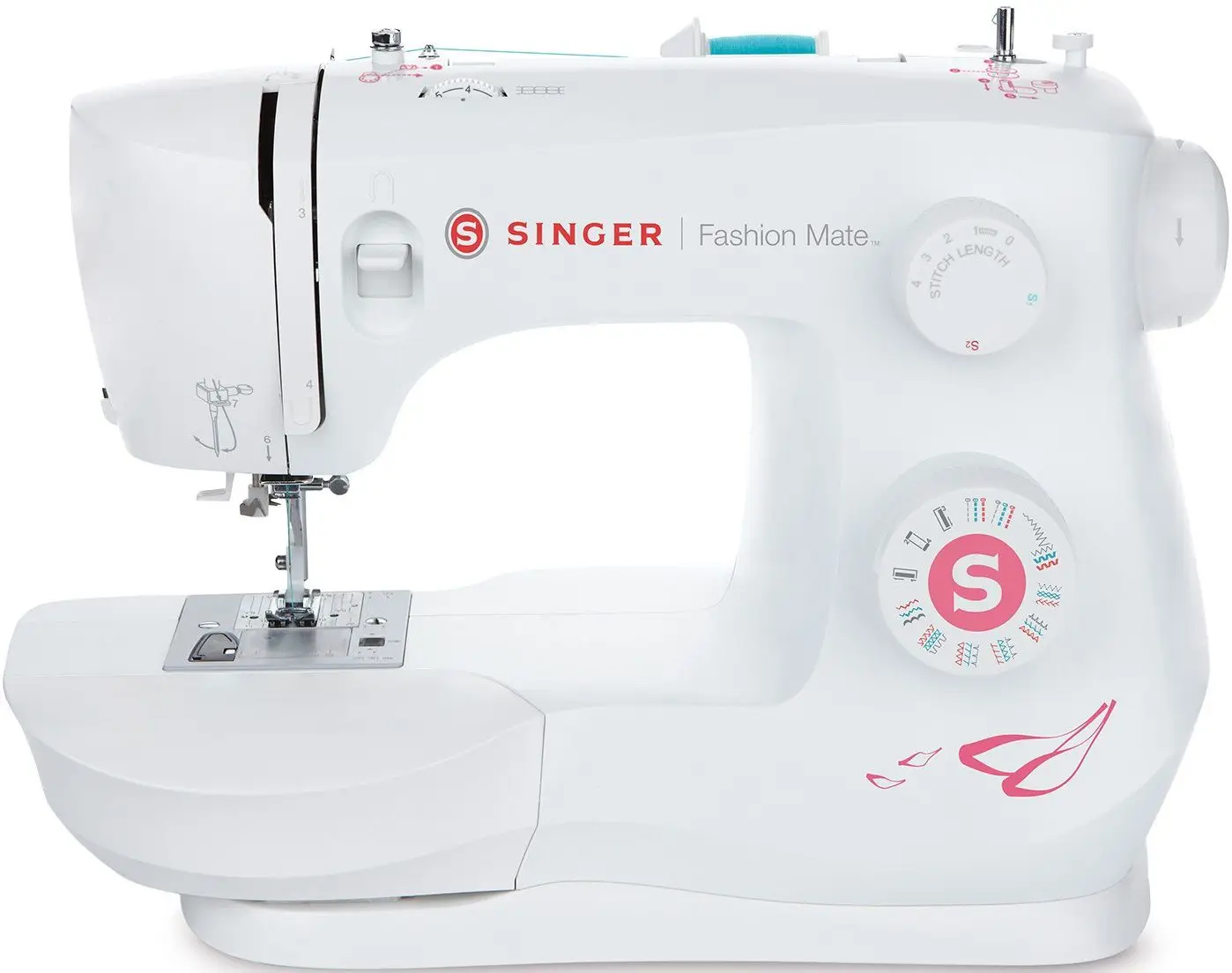 

SINGER Fashion Mate (3333) DIY все виды швейных работ дома искусство или одежда возможность пришивания пуговиц молнии и петель
