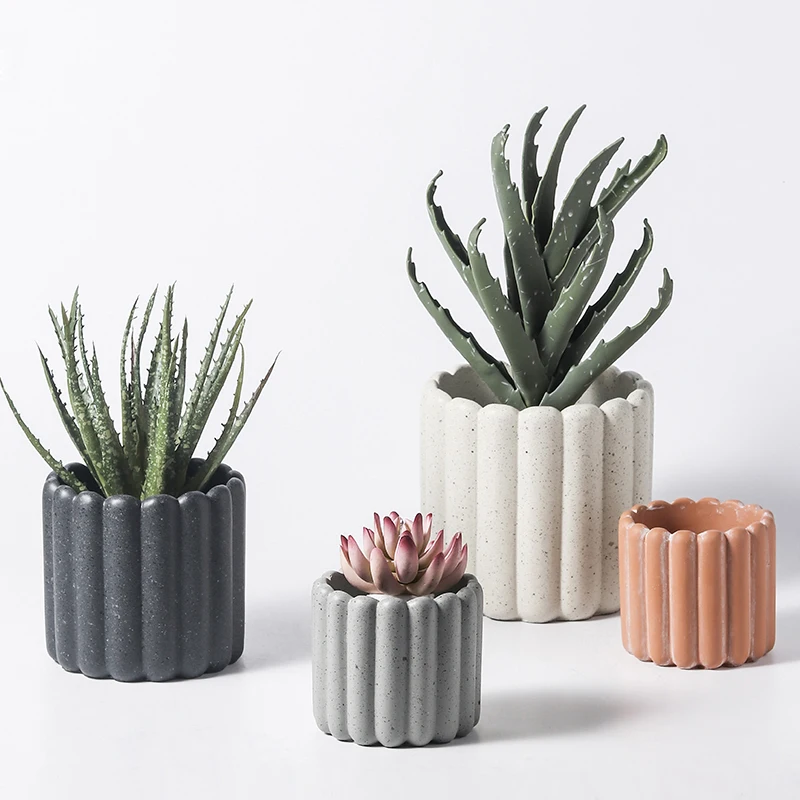 

Concrete Flower pot Silicone Mold Creative Succulent Pot Mold Flower POTS for Home Furnishings Silicone Molds