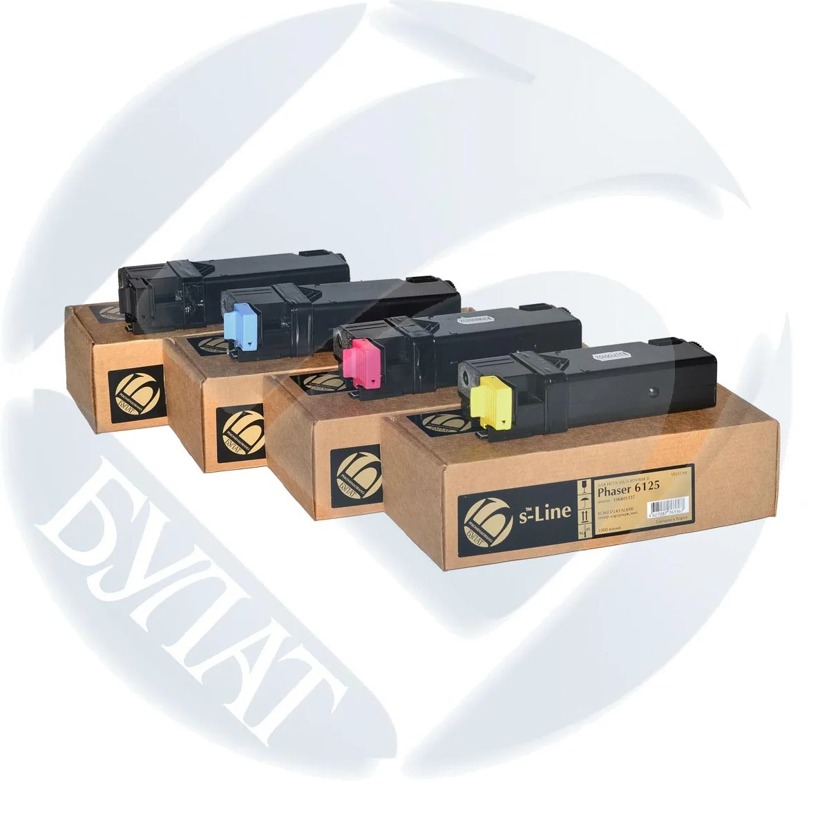 КАРТРИДЖ PHASER 6125 4 однотонных картриджа ДЛЯ XEROX трубки 106R01338 106R01335 106R01336 106R01337 |
