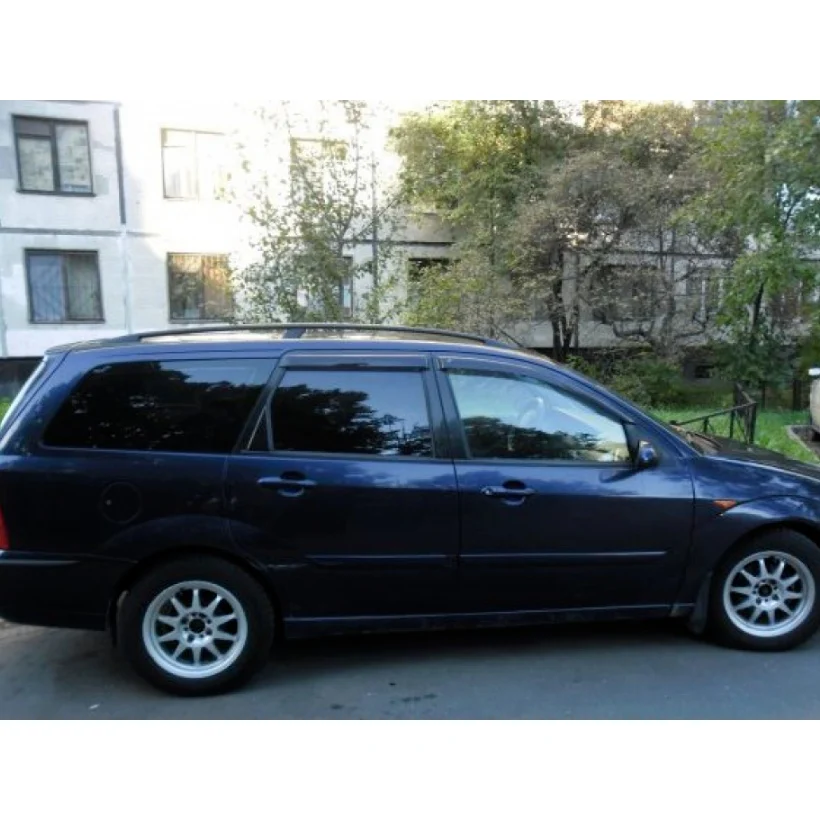 Дефлекторы окон Cobra Tuning F32098 на авто Ford Focus 1 I Wagon 1998-2004 4 шт./комп. ветровики от дождя