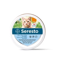 Bayer Seresto 8 месяцев ожерелье кошка Блоха и клещи Предотвращение
