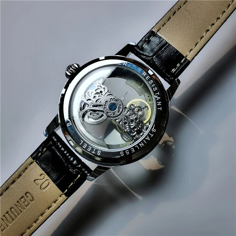 Мужские автоматические механические часы с турбийоном AOKULASIC