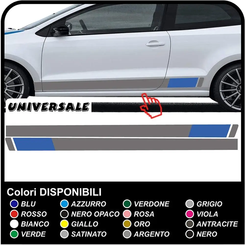 Боковые наклейки универсальные автомобильные ленты на заказ для гоночных версий