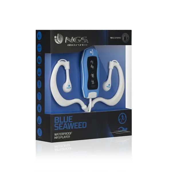 MP3 плеер NGS Sea Weed Blue 4 GB FM водонепроницаемый|MP3-плееры| |