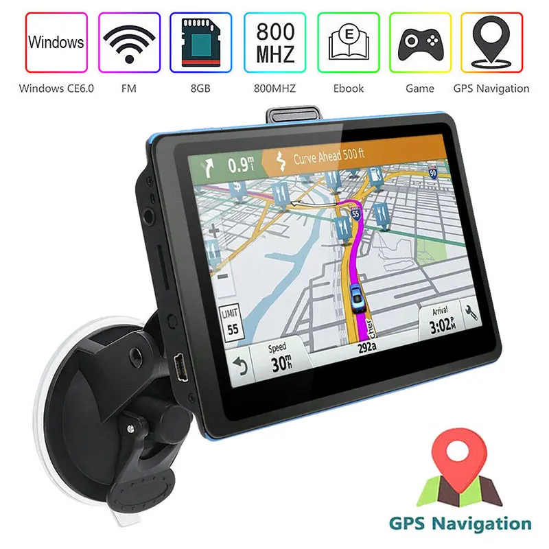 GPS навигация для грузовика Европа Android Автомобильная навигационная система 5