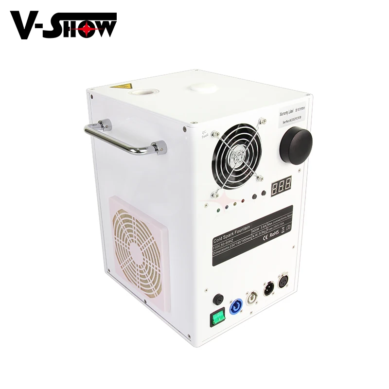 2 шт. 750 Вт холодный фонтан фейерверк машина с фонариком и 30 мешков Ti порошок DMX