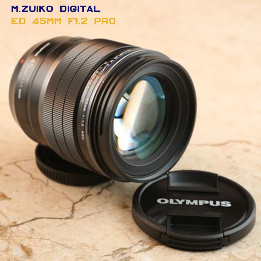 Сменный объектив Olympus M. ZUIKO DIGITAL ED 45mm F1.2 PRO(черный