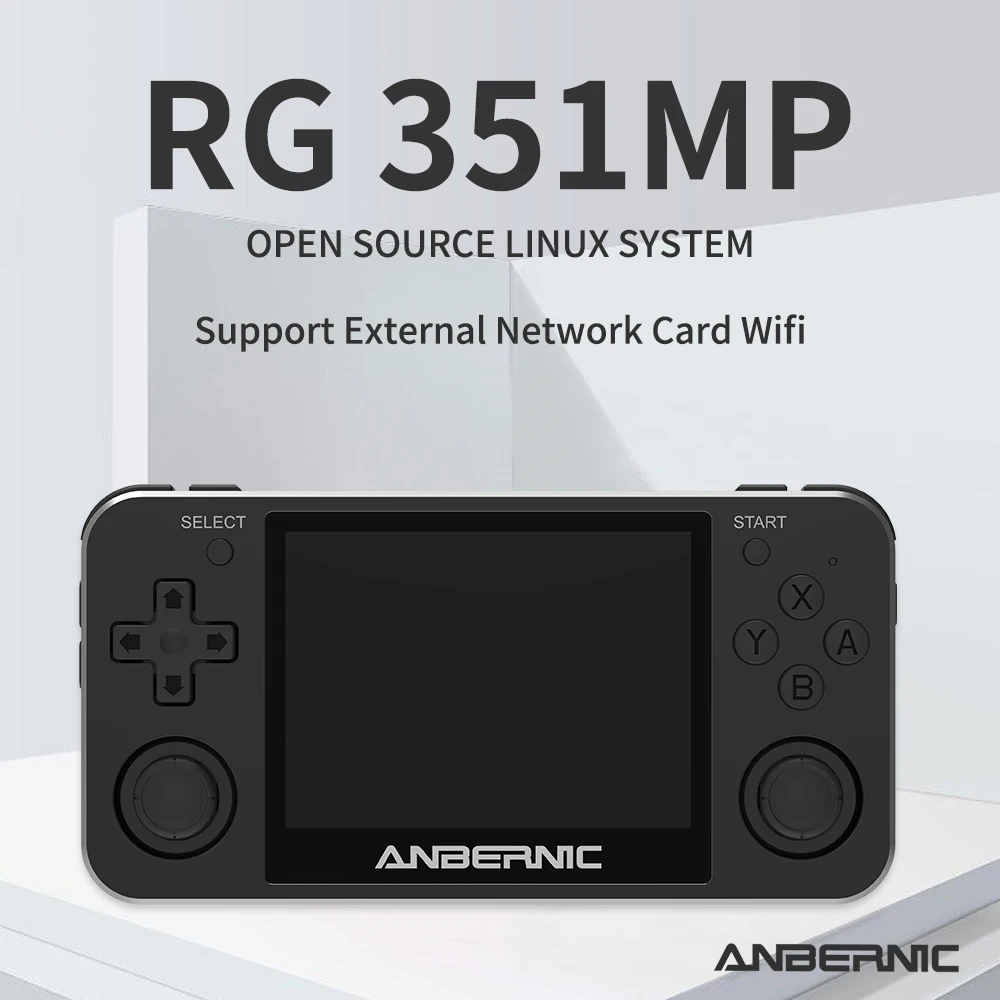 

Игровые ретро-консоли Anbernic RG351MP, 3,5 дюйма, IPS экран, 64 бита, поддержка внешней сетевой карты, Wi-Fi