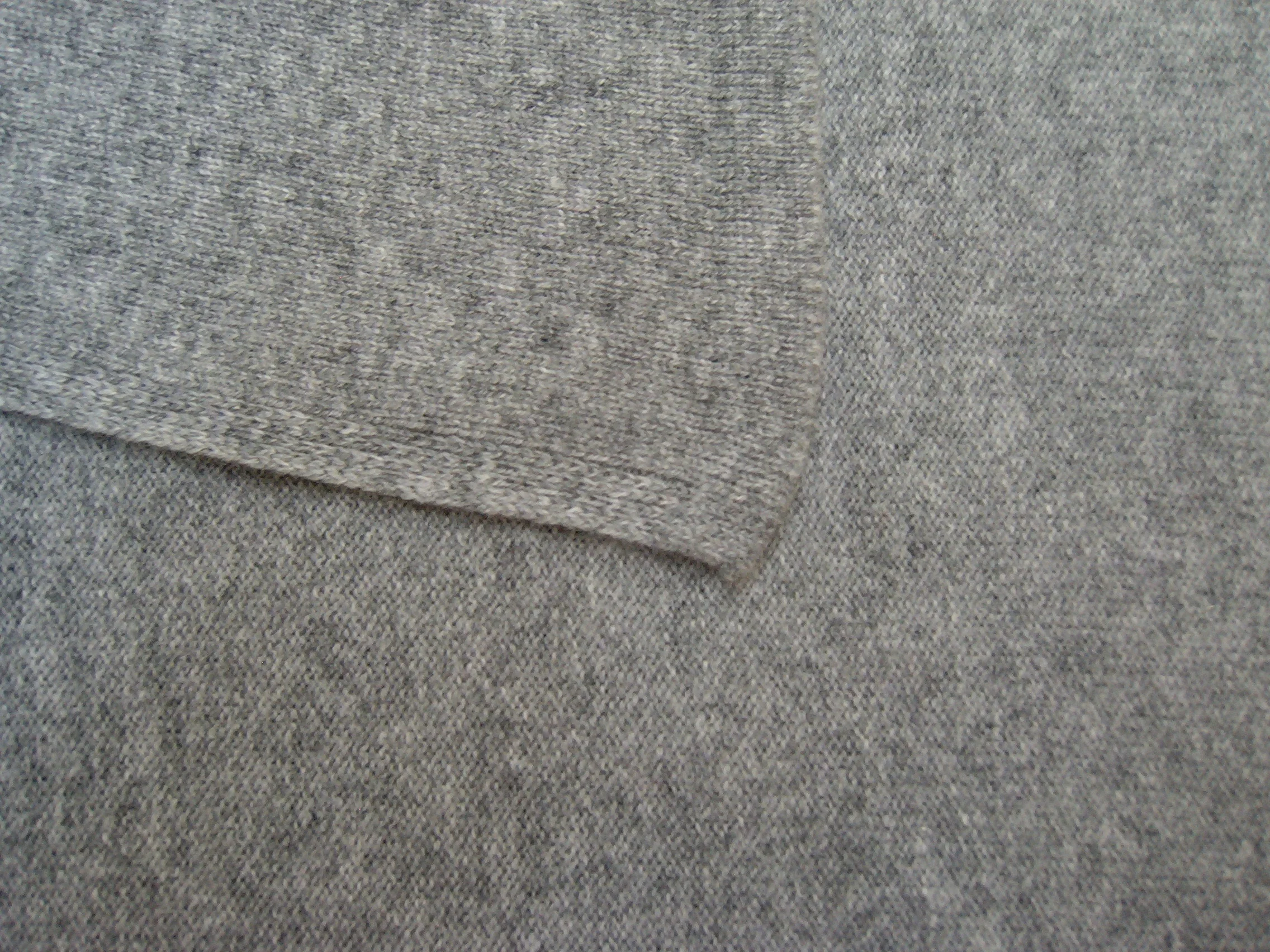 Кашемировая Женская шаль шарф 30% кашемир 70% шерсть мод. Торино Коль. Серый Размер: